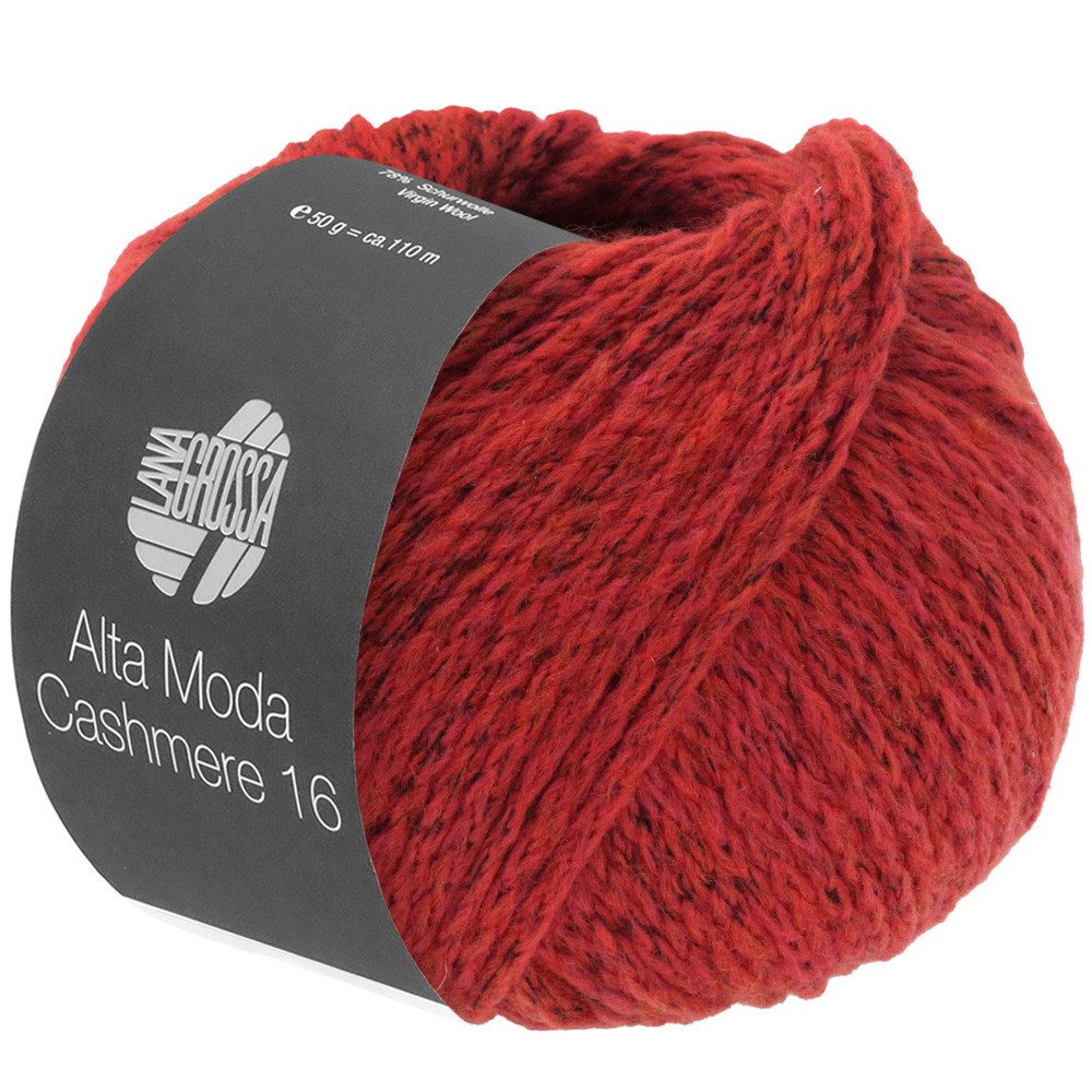 LANA GROSSA ALTA MODA CASHMERE 16 Häkelwolle, 110 m (supersoftes Kettengarn aus extrafeiner Merinowolle mit Kaschmir), 50 g