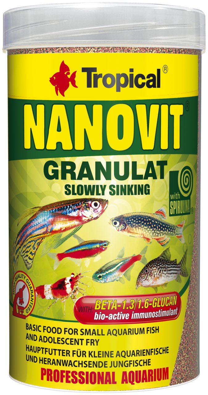 Tropical Nanovit Granulat, für: Fische