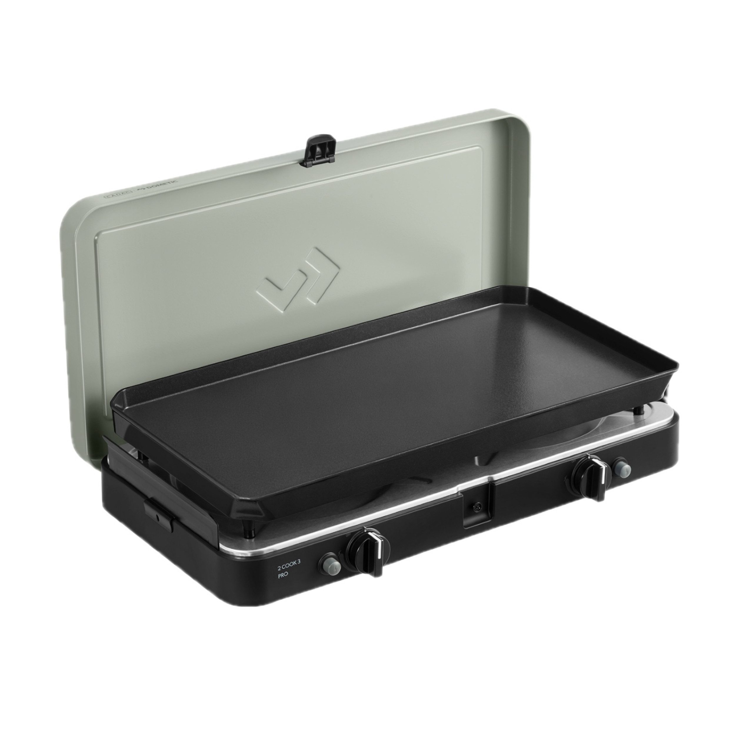 CADAC Camping-Gasgrill Cadac 2-Cook 3 Pro Plancha 50mbar BBQ Gasgrill Tischgrill