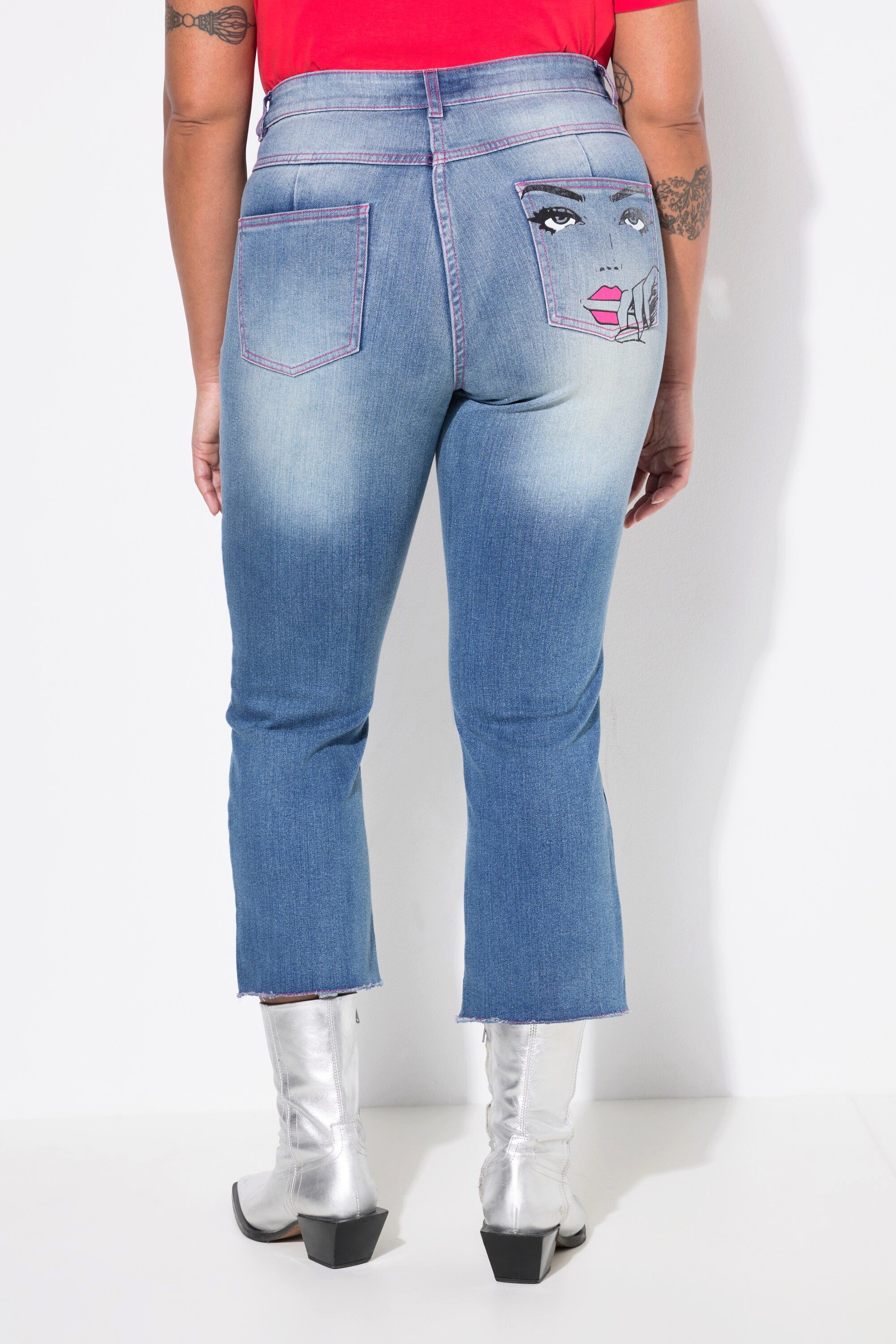 Angel of Style Regular-fit-Jeans 7/8-Jeans Claire Frauendruck 5-Pocket – Bild 3 von 3