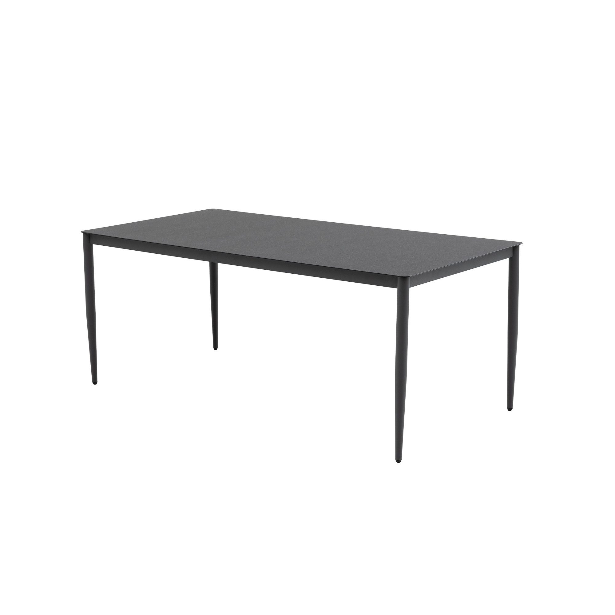 MANDALIKA Garden Gartentisch Esstisch Palermo 180 x 90 x 72cm mit aufliegender Dekorglasplatte