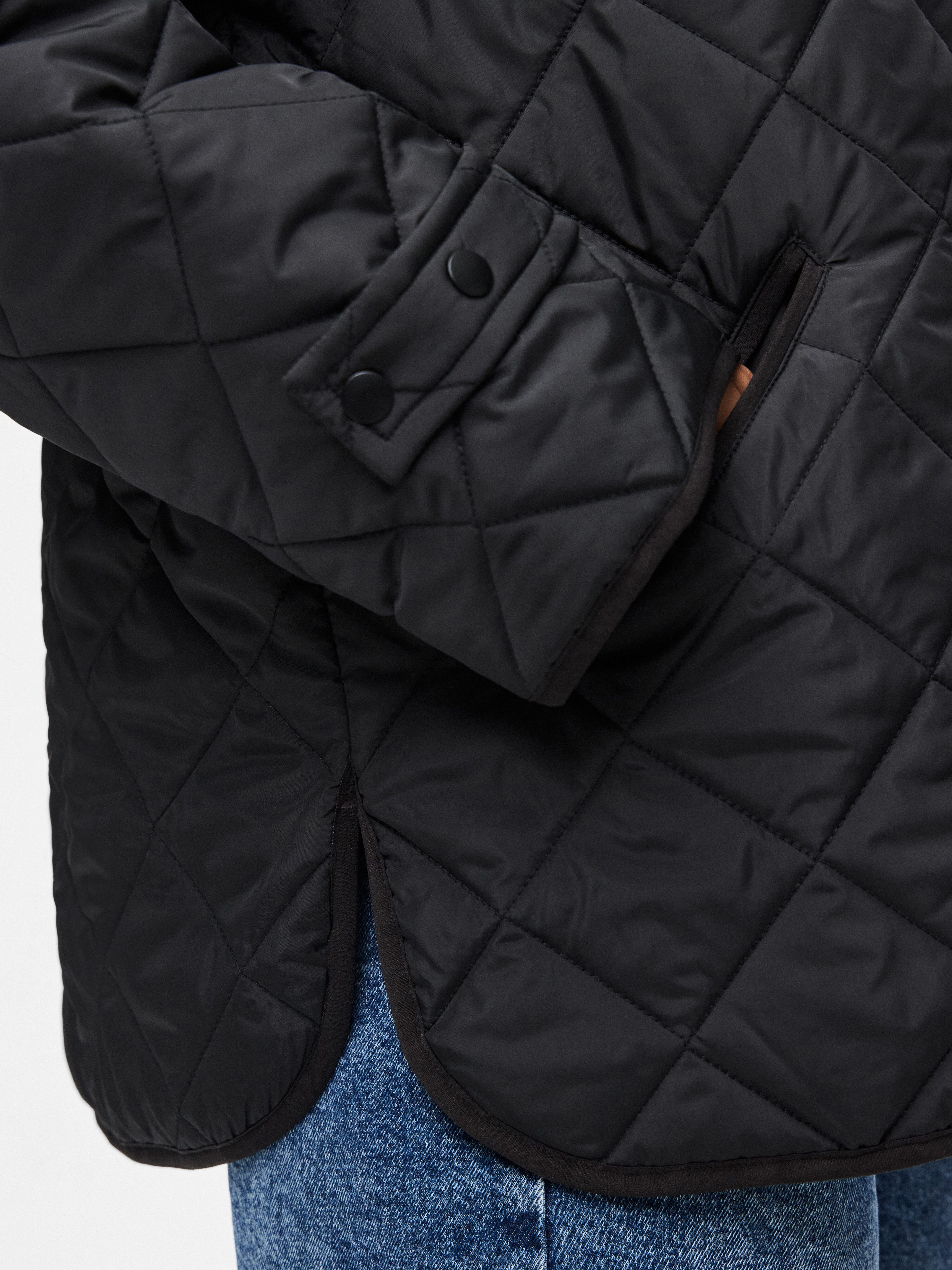 pieces Steppjacke PCEMILY SHORT QUILTED JACKET NOOS BC Kunstfaser