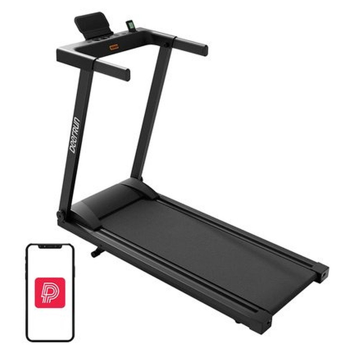 DEERRUN Laufband DeerRun A1 Urban – klappbares elektrisches Laufband (schwarz)