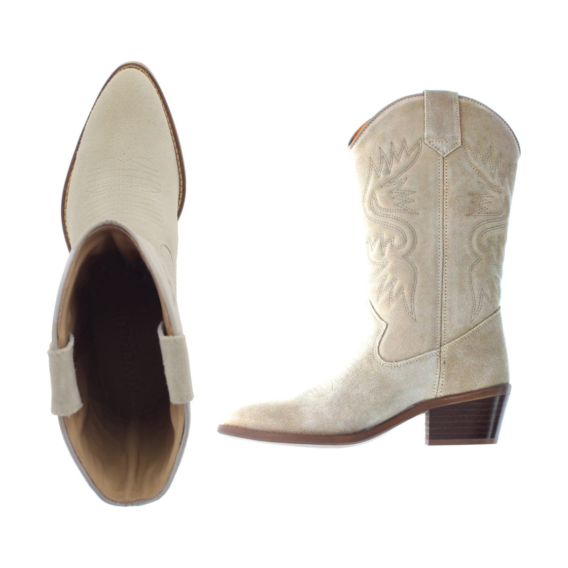 XAVER LUIS Schuhmanufaktur Westernstiefel mit Lederfutter Mae - corda Cowboystiefel