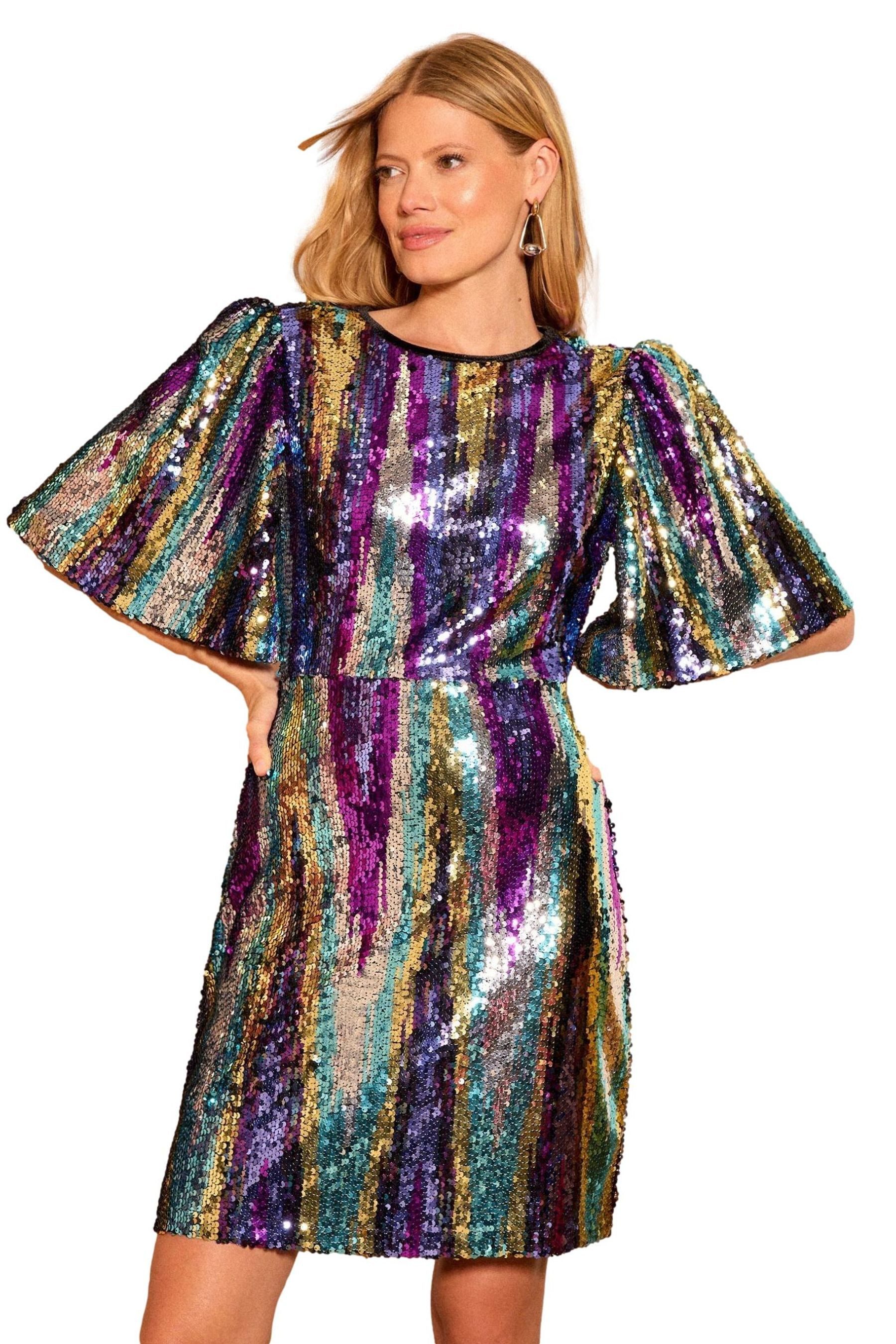 Love & Roses Minikleid Love & Roses Minikleid mit Pailletten (1-tlg) günstig online kaufen