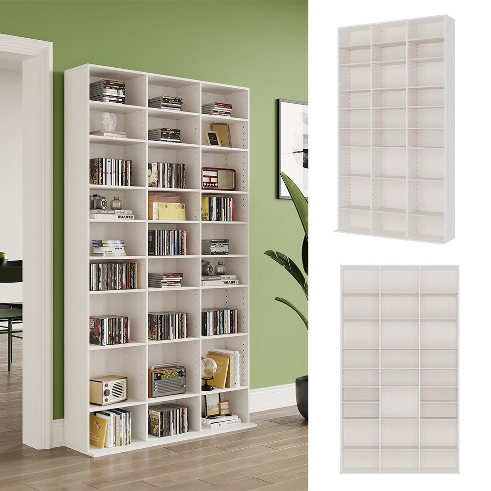 Vicco CD-Regal Anna, Weiß, 102 x günstig online kaufen