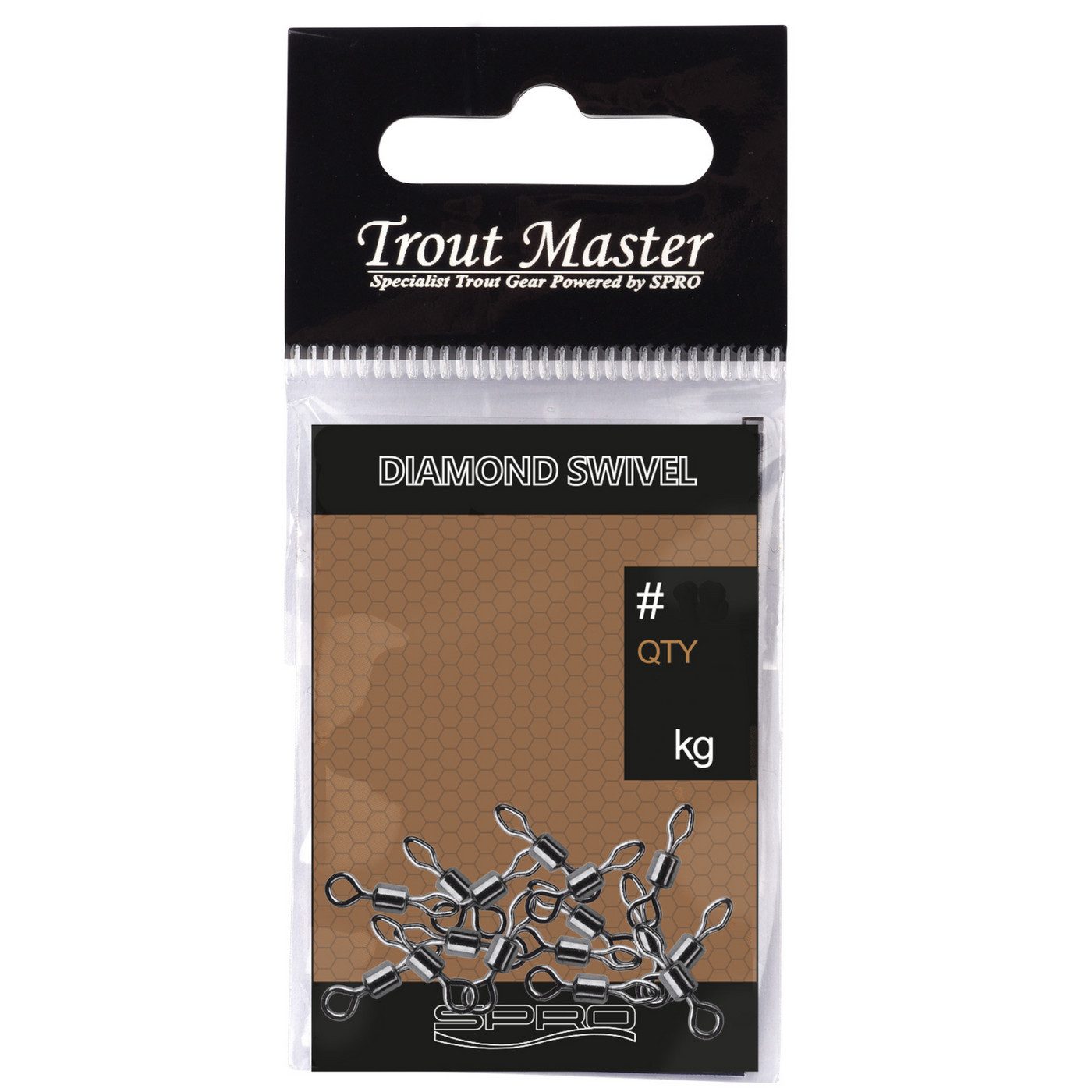 Trout Master Schnurverbinder Trout Master Diamond Swivel - 20 Tönnchenwirbel, (1-St)