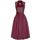 Alpenmärchen Dirndl Langes Dirndl Avelina in dunkelrot - ALM1056