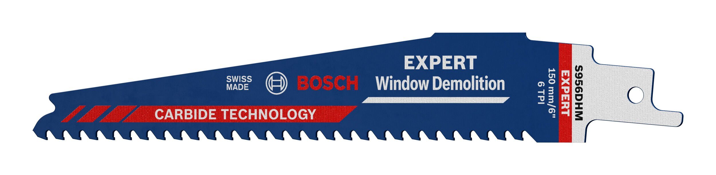 BOSCH Säbelsägeblatt Expert Window Demolition (10 Stück), Expert S 956 DHM Carbide Endurance for Window Demolition - 10er-Pack