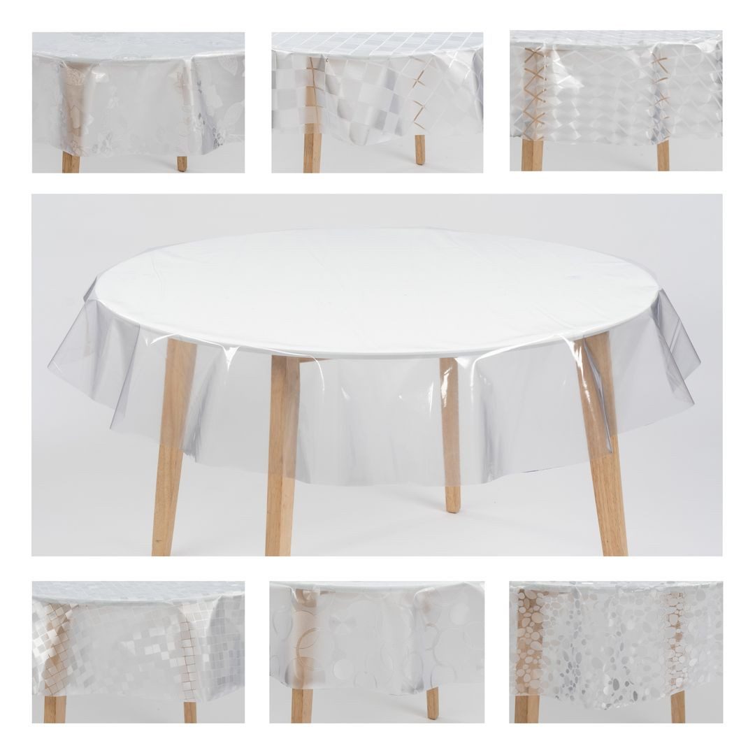 laro Tischdecke Tischdecke rund transparent – PVC, wasserdicht, Ø 140 cm günstig online kaufen