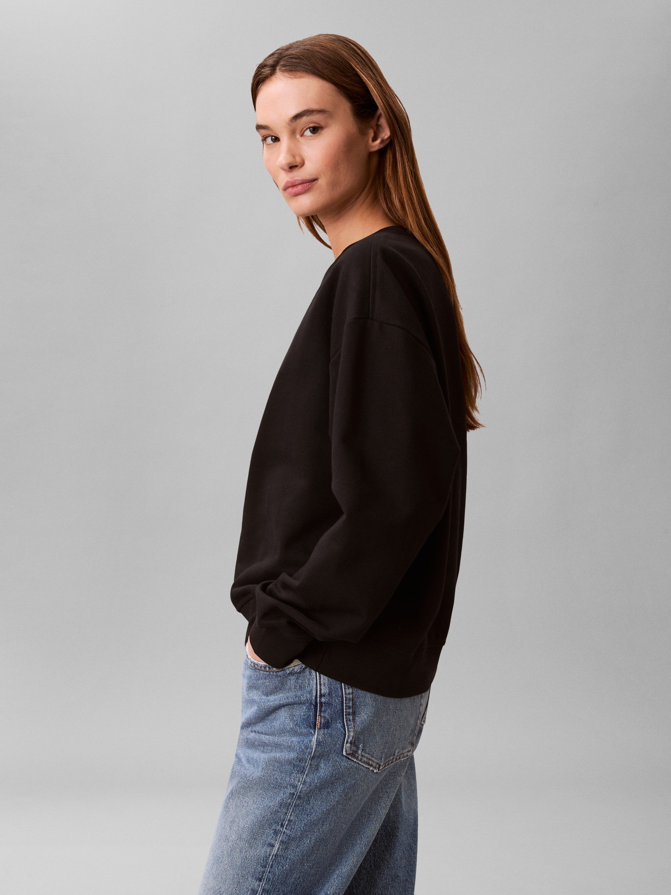 Calvin Klein Jeans Sweatshirt Regular fit mit Rundhalsausschnitt
