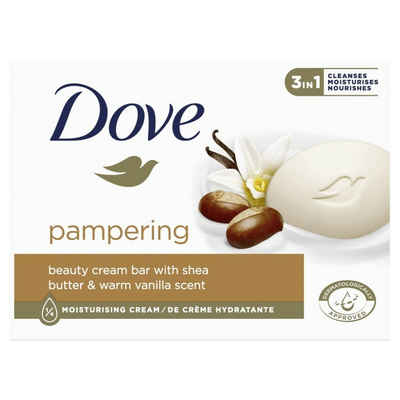 Unilever Handseife Dove Creme Bar Seife 3in1 - Verwöhnung - Shea Butter & Warme Vanille