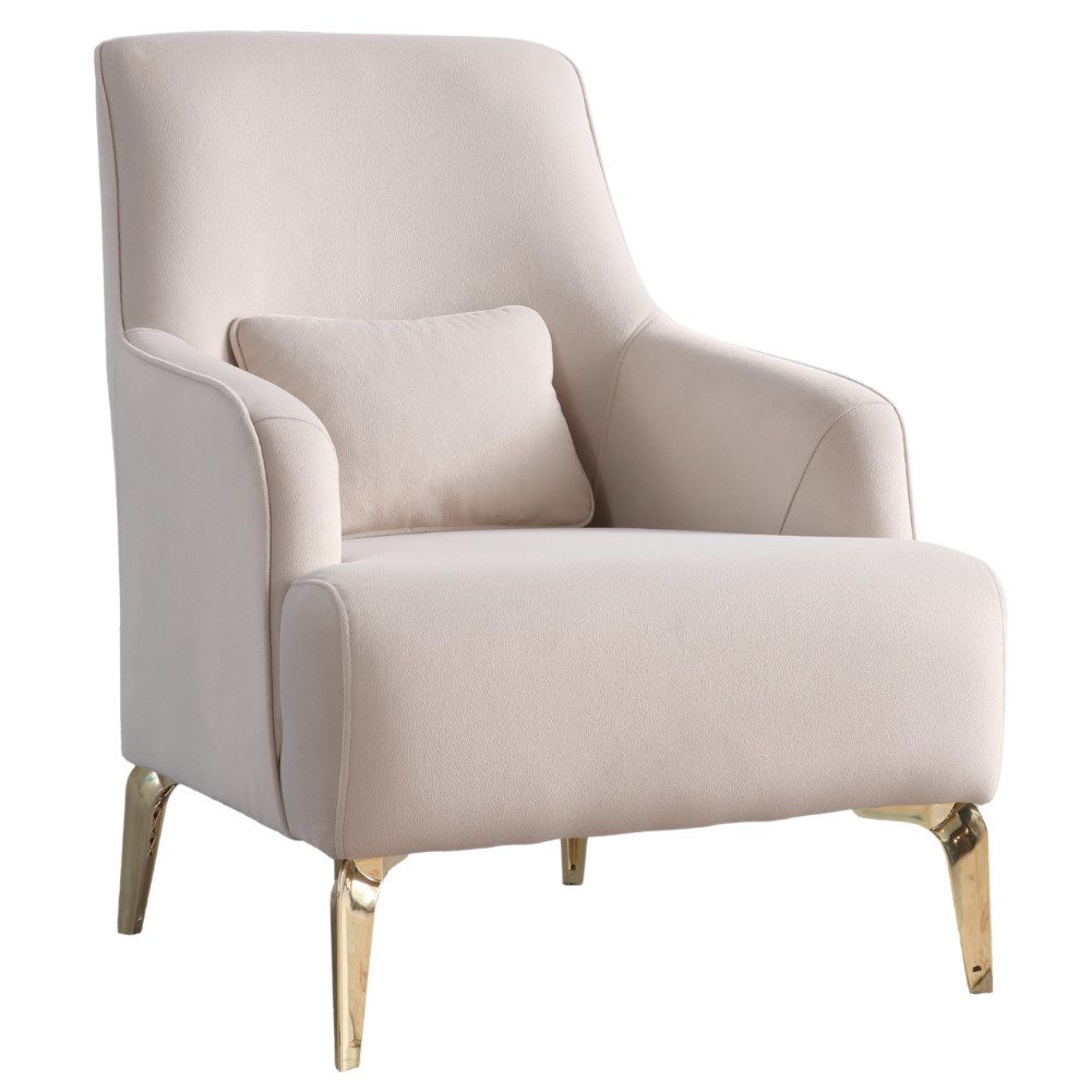 Villa Möbel Sessel Majesty (1-tlg), Ideal für Wohnzimmer, Lounge oder stilvolle Wartebereiche