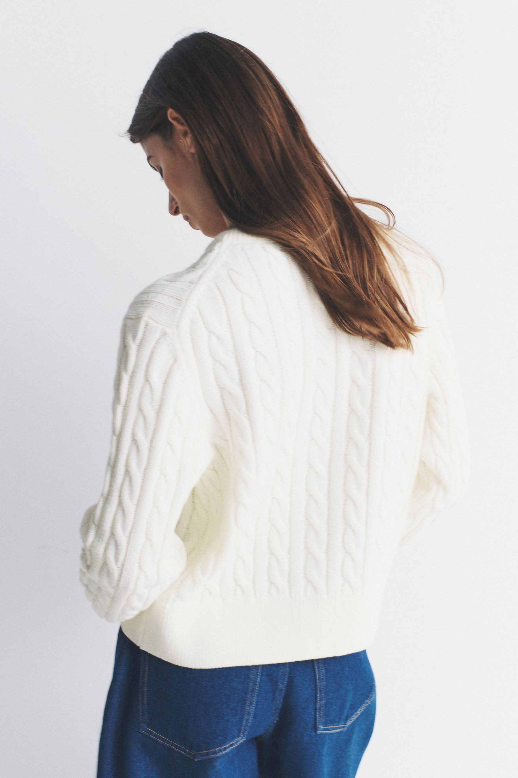 The Set Strickjacke The Set Strickjacken mit Zopfmuster, 2er-Pack (2-tlg) günstig online kaufen
