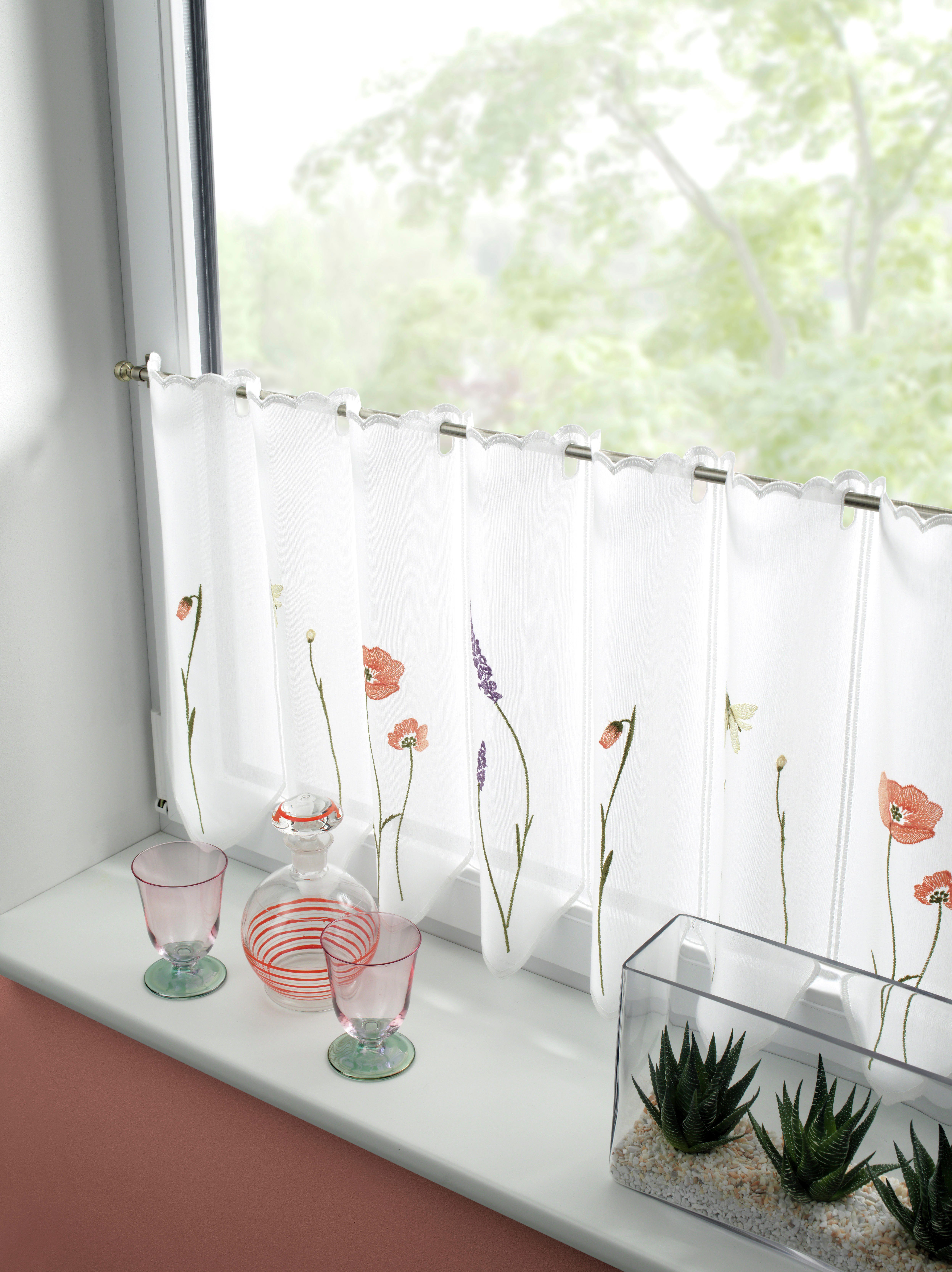 GARDINIA Scheibenstange Caféhausstange Metall, Ø 10 mm, 1-läufig, ausziehba günstig online kaufen