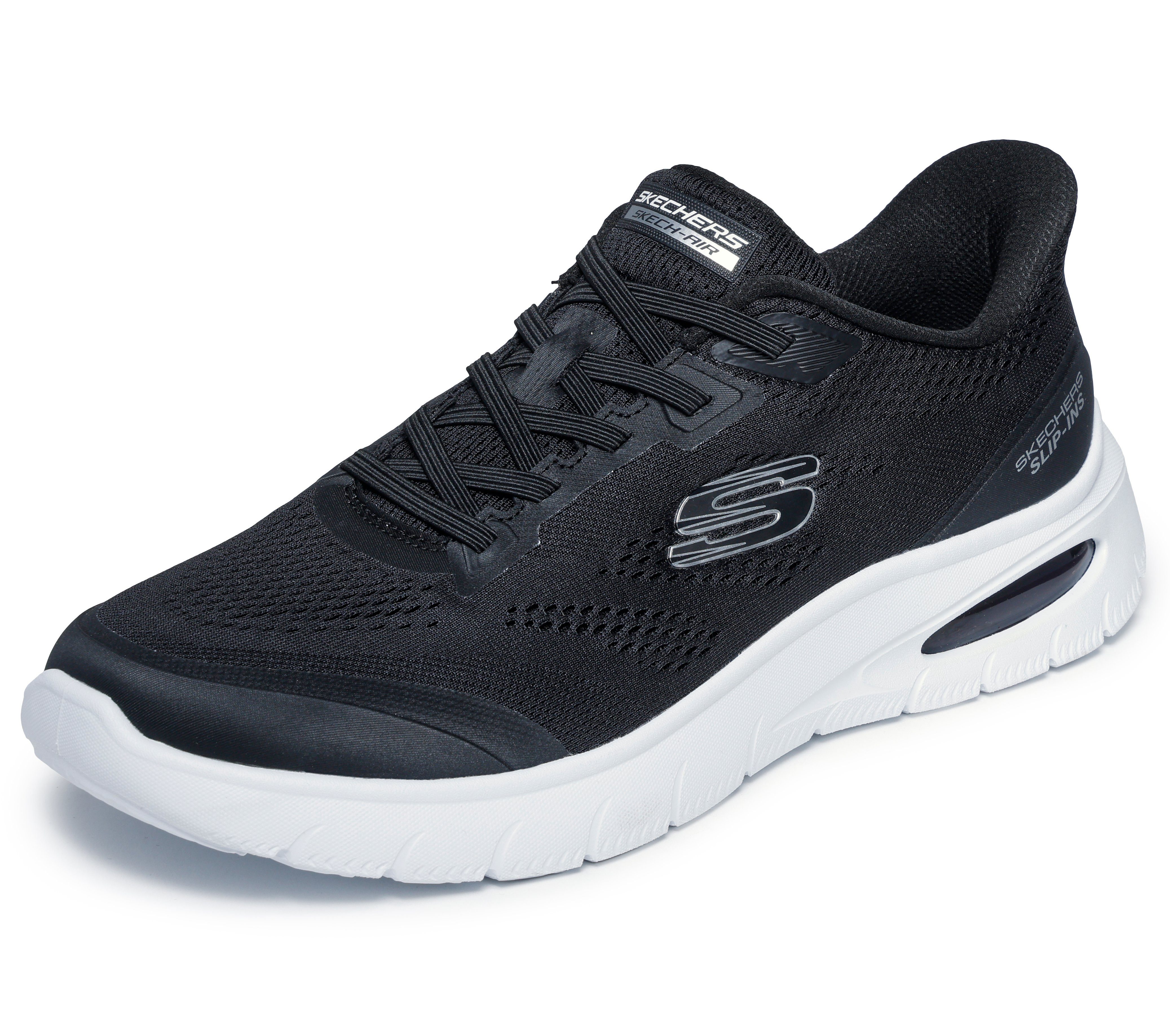 Skechers SKECH-AIR SUMMITS Slip-On Sneaker Slipper, Freizeitschuh, Halbschuh in veganer Verarbeitung