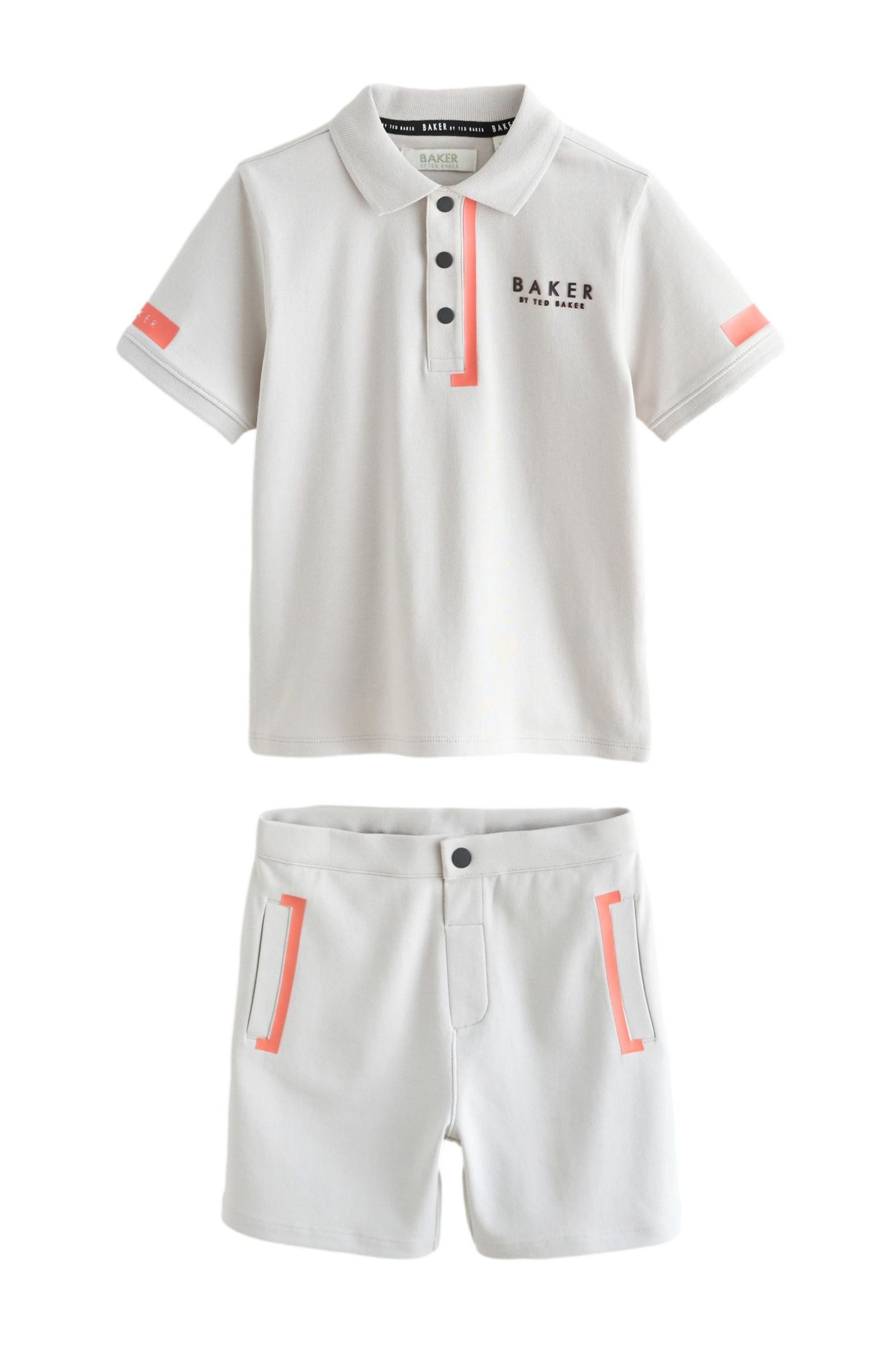 Shirt & Shorts Baker by Ted Baker Kurzarm-Poloshirt und Shorts