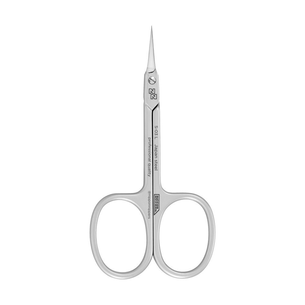 Nippon Nippers Nagelschere NipponNippers S-03L Profi Nagelhautschere für LINKSHÄNDER Länge 90mm, (1-tlg), Handgeschärft