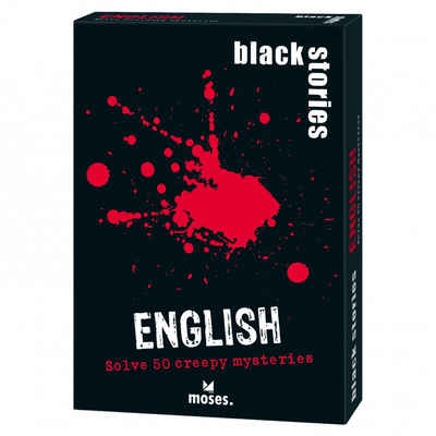 Moses. Verlag Spiel, black stories 1 - English Edition - englisch