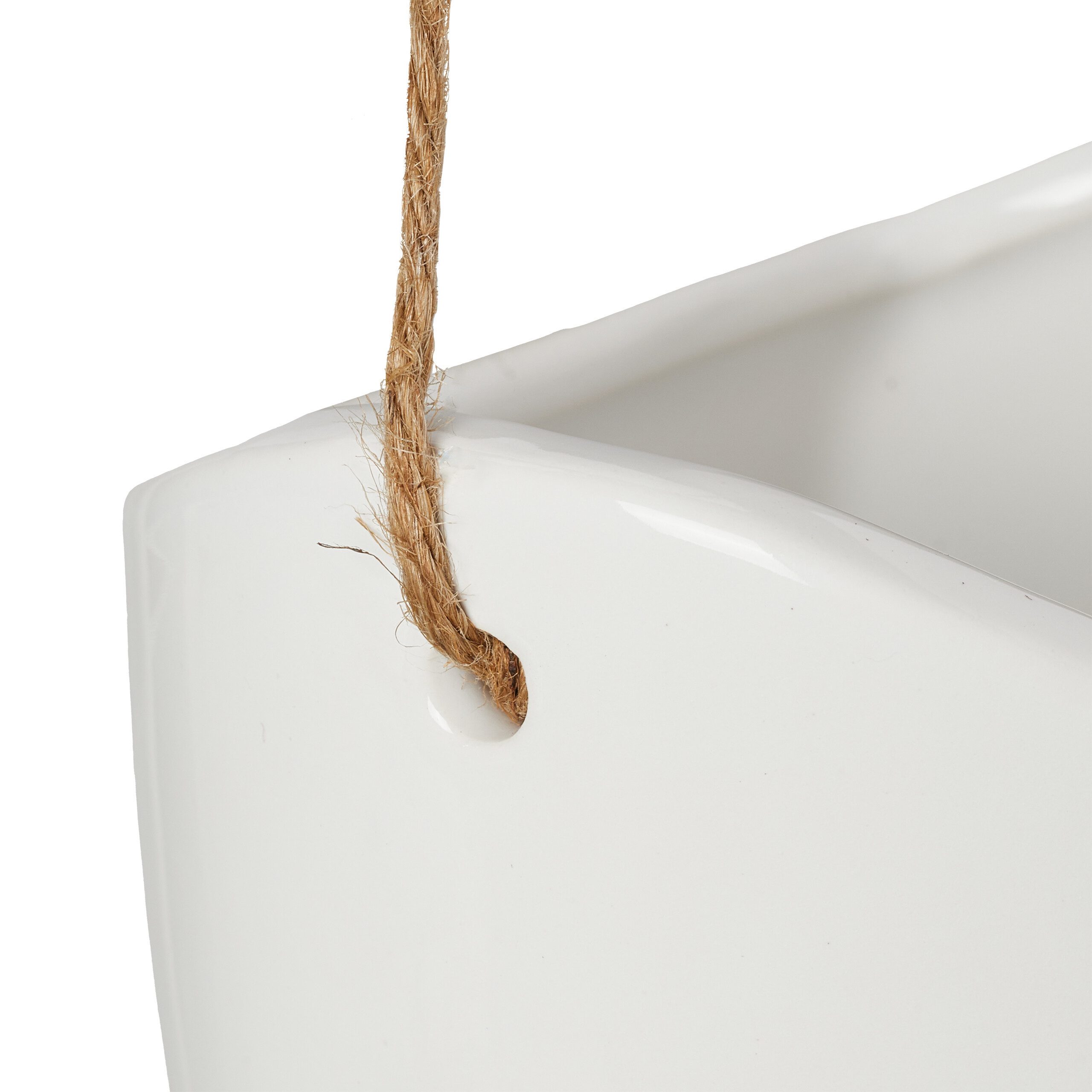 relaxdays Blumentopf Hängende Wandvase im 3er Set (3 St) – Bild 5 von 5