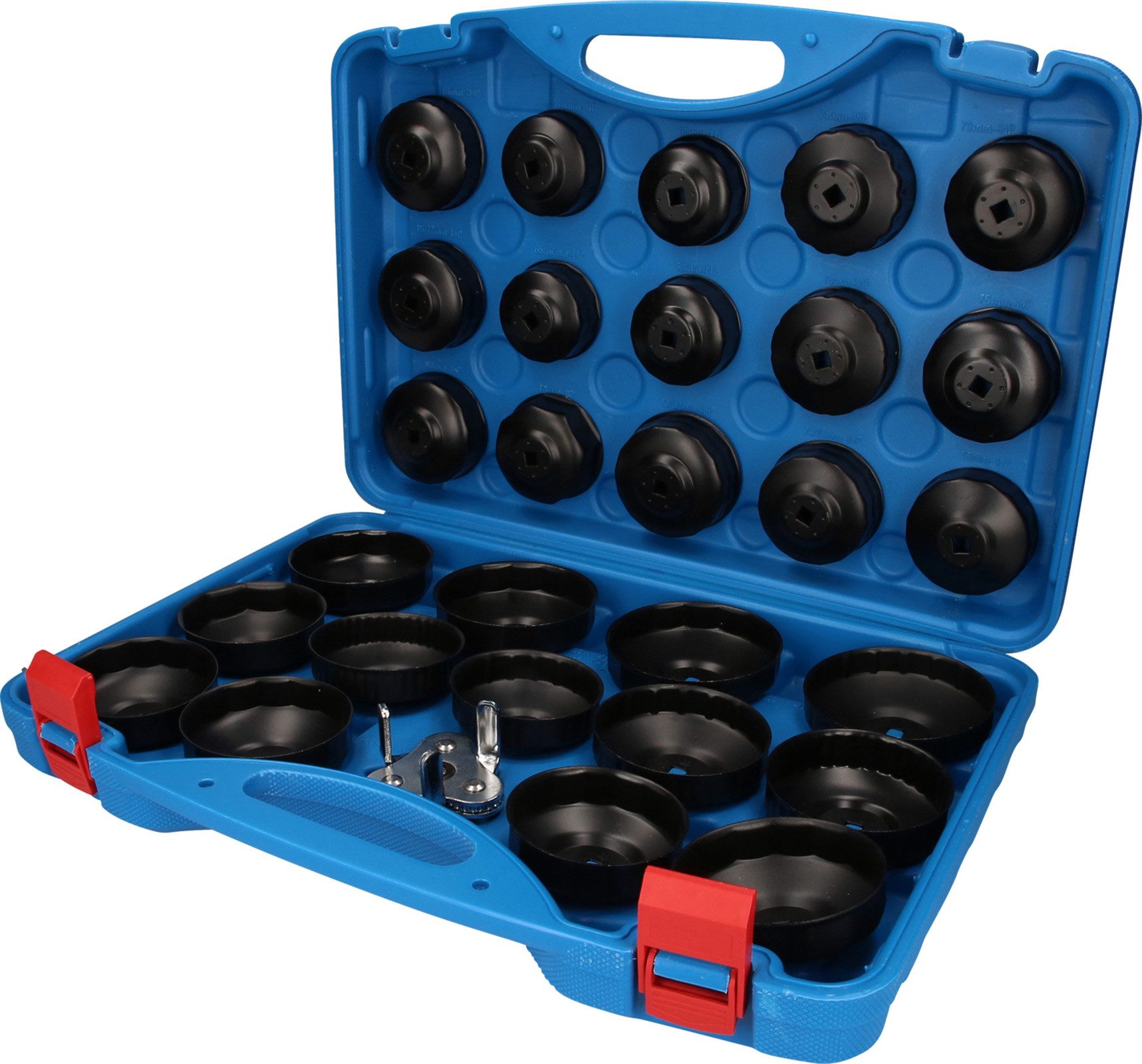 Brilliant Tools Drehmomentschlüssel BRILLIANT TOOLS Ölfilterschlüssel-Satz 30tlg. - BT711050