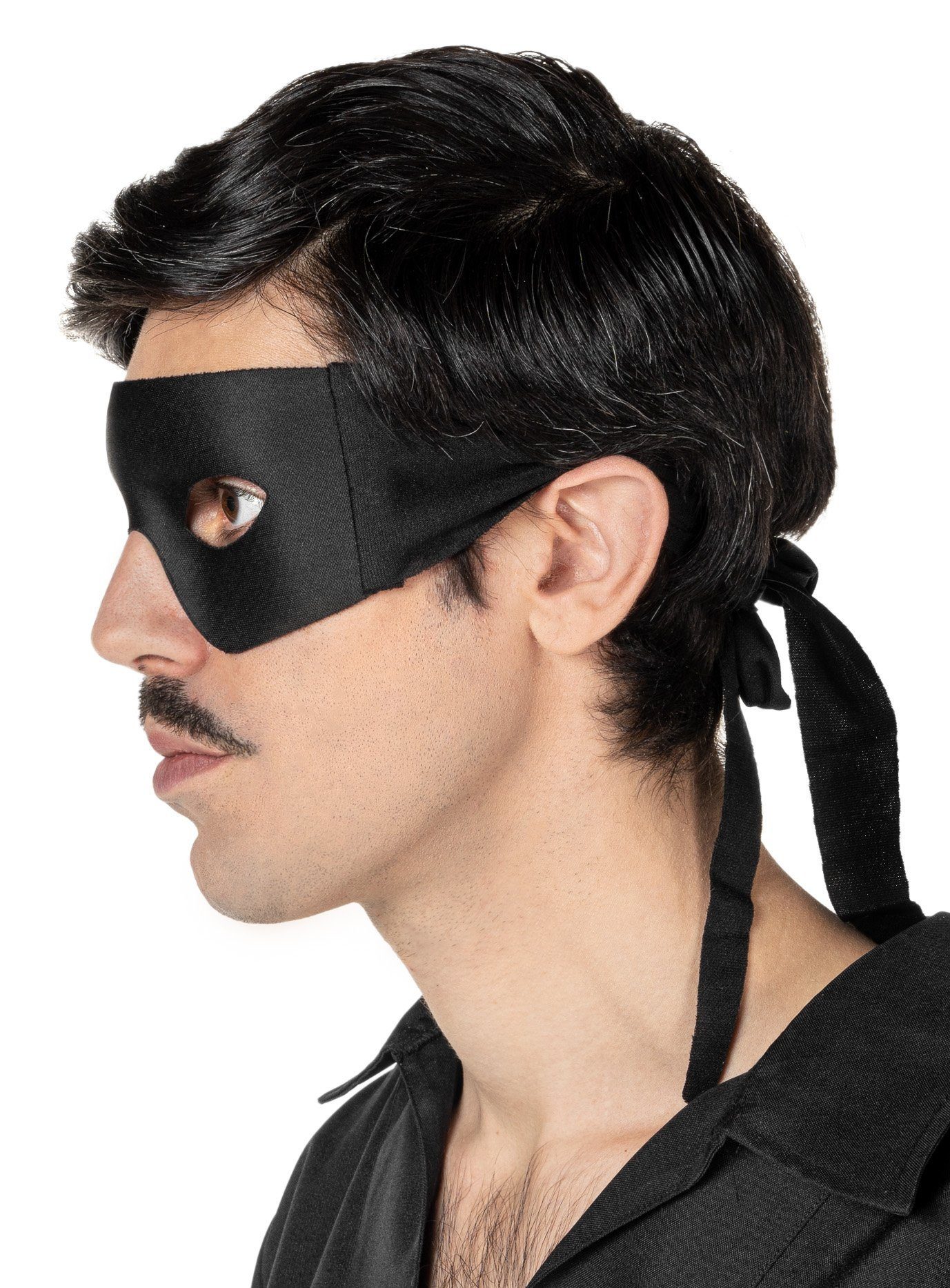 Maskworld Verkleidungsmaske Zorro - Maske - Fasching Karneval Halloween, Originalgetreue Augenmaske für den edlen Rächer