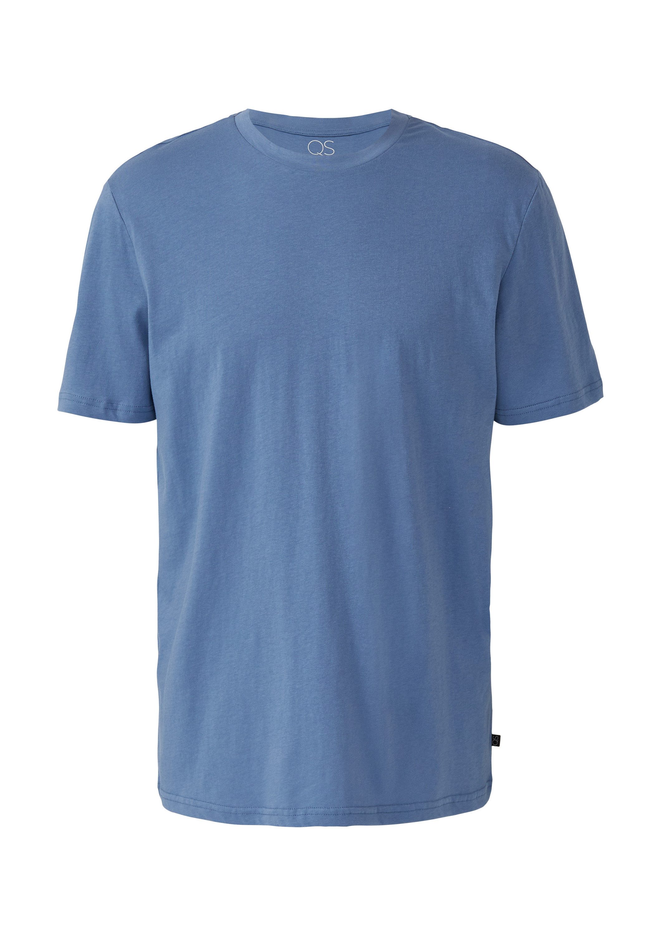 QS Kurzarmshirt T-Shirt T-Shirt mit Rundhalsausschnitt günstig online kaufen