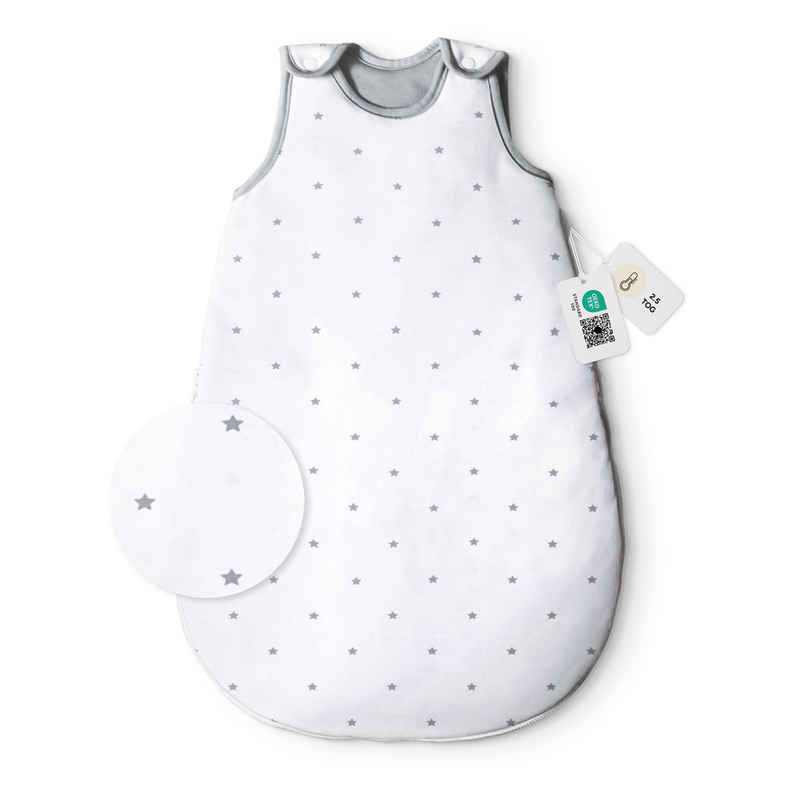 Ehrenkind Babyschlafsack Sommer, Rund, Bio-Baumwolle (Standard by OEKO-TEX, 100% Bio-Baumwolle, Sommerschlafsack, 1.0 TOG), Schlafsack Baby,  Baby Schlafsack