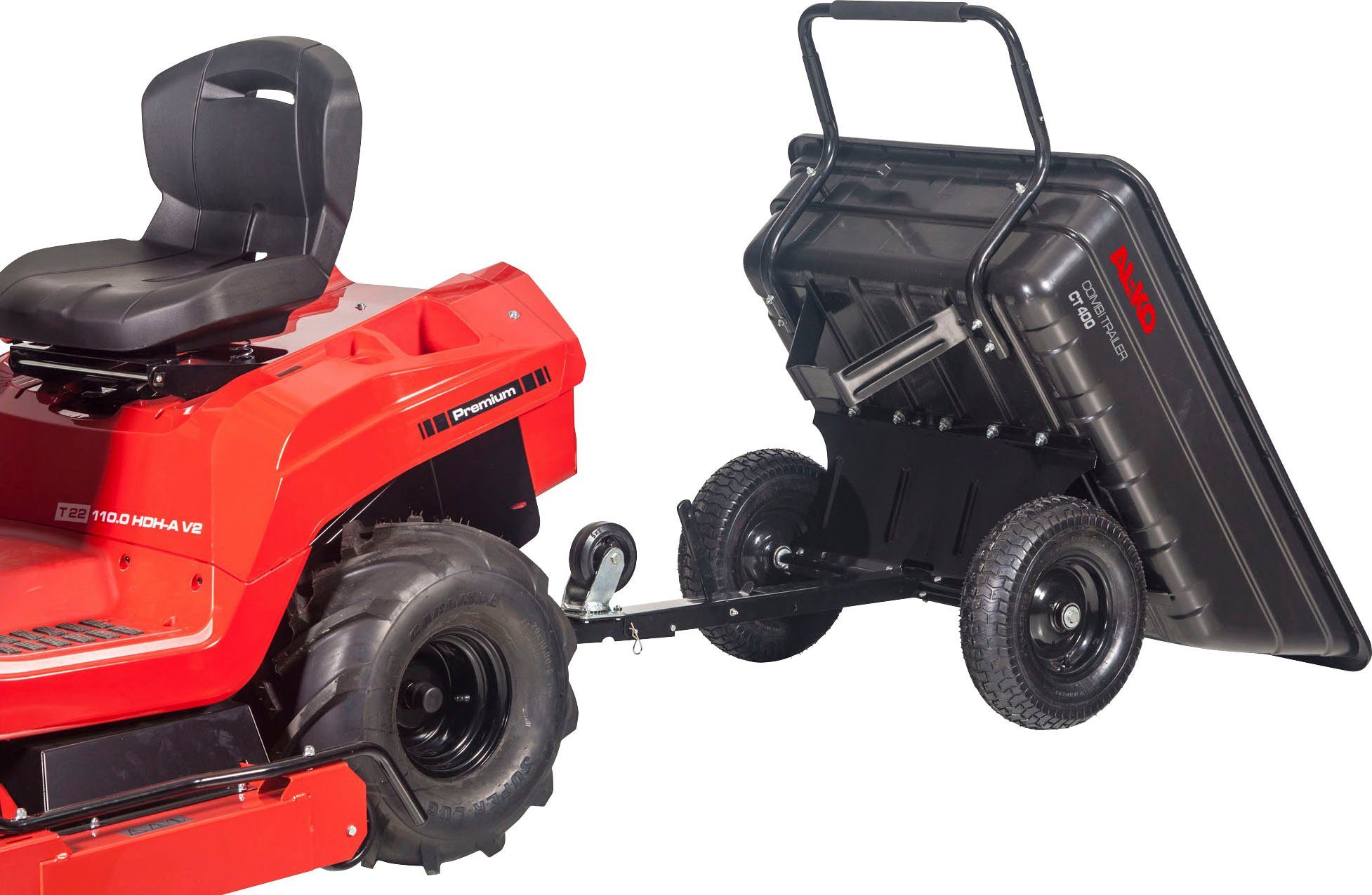 AL-KO Rasentraktoranhänger Combi Trailer CT 400, kippbar – Bild 4 von 5
