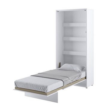 yourhouse24 Schrankbett Bed Concept Wandklappbett Vertikal Gästebett Grau 90/120/140/160/180cm