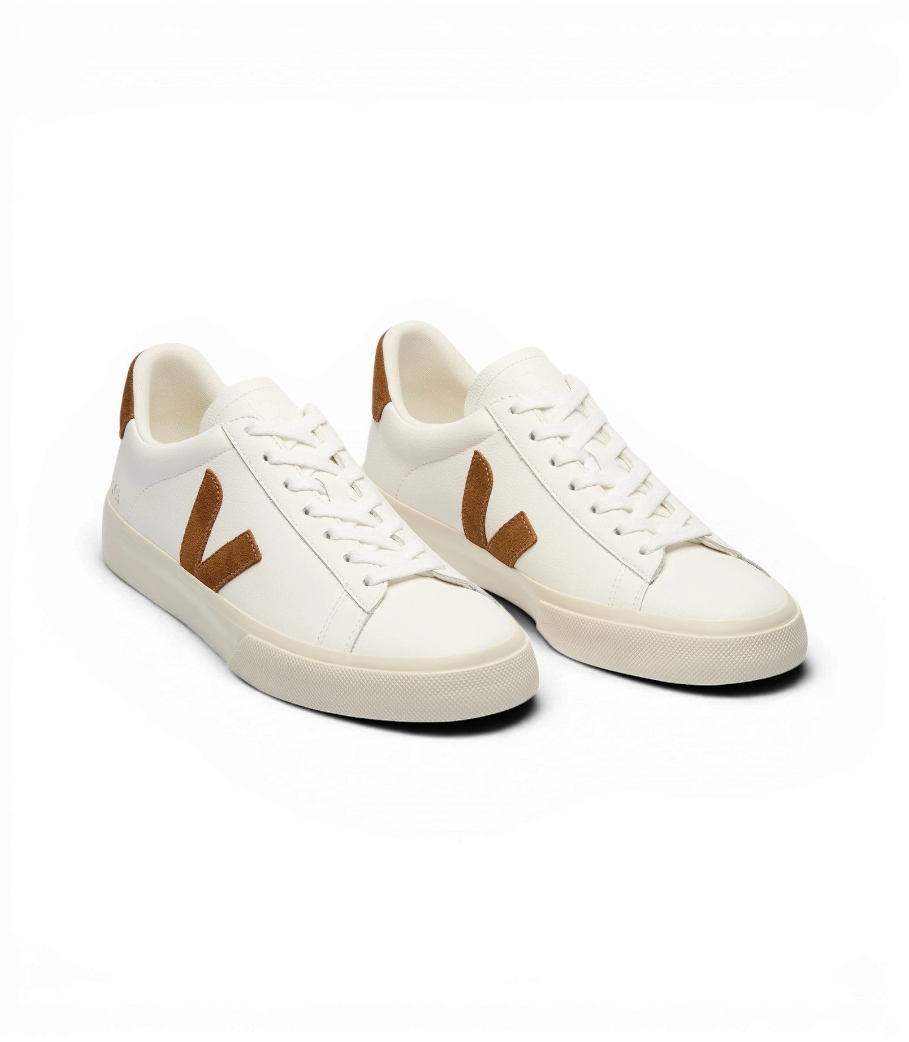 VEJA Campo (Leder) weiss/braun Sneaker
