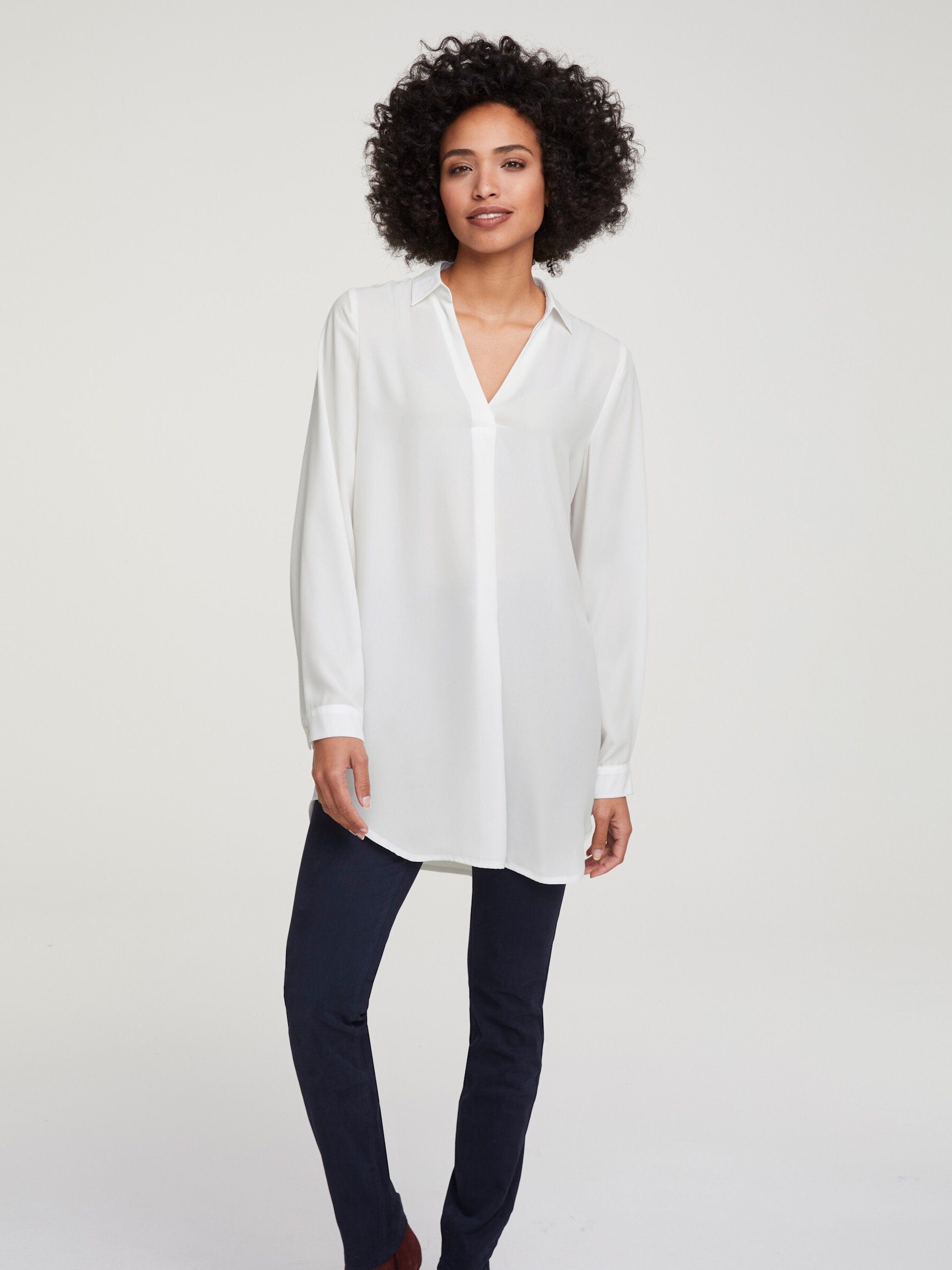 heine Klassische Bluse offwhite