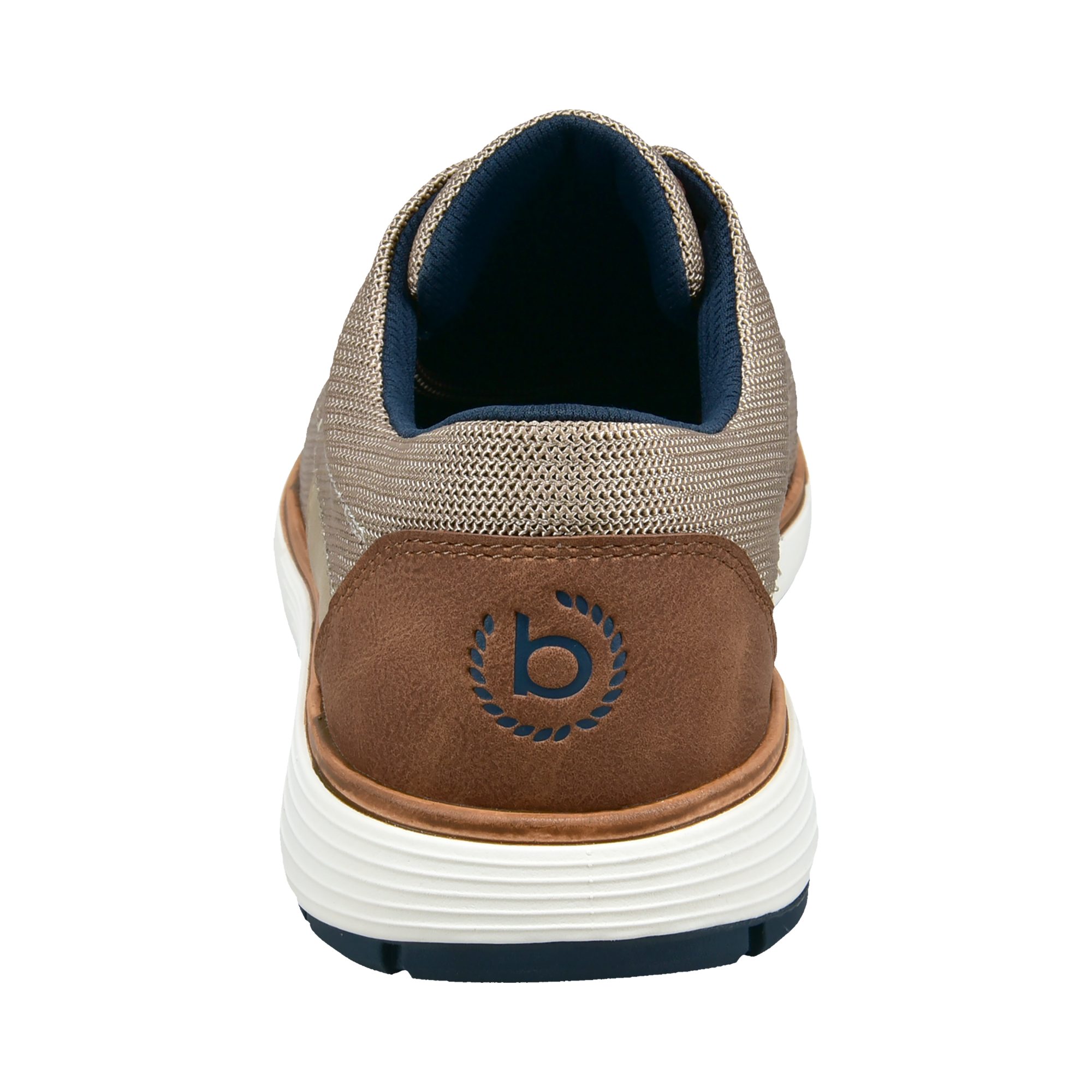 bugatti Schnürschuh Schnürschuh, Halbschuh mit Kontrastbesatz an der Ferse