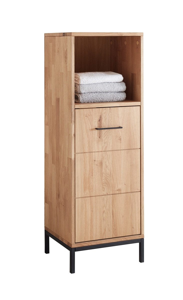 Main Möbel Midischrank Badmidischrank 40x115cm 'Orlando' Wildeiche massiv geölt