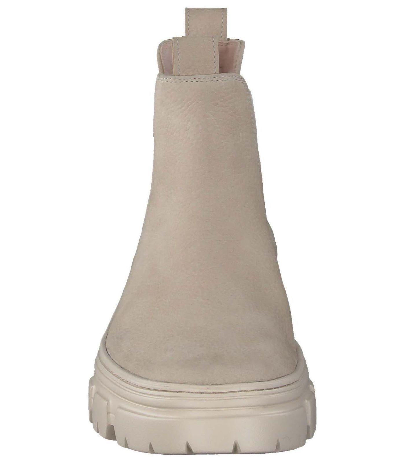 Beige Stiefelette Green Paul Nubukleder/Textil Stiefelette