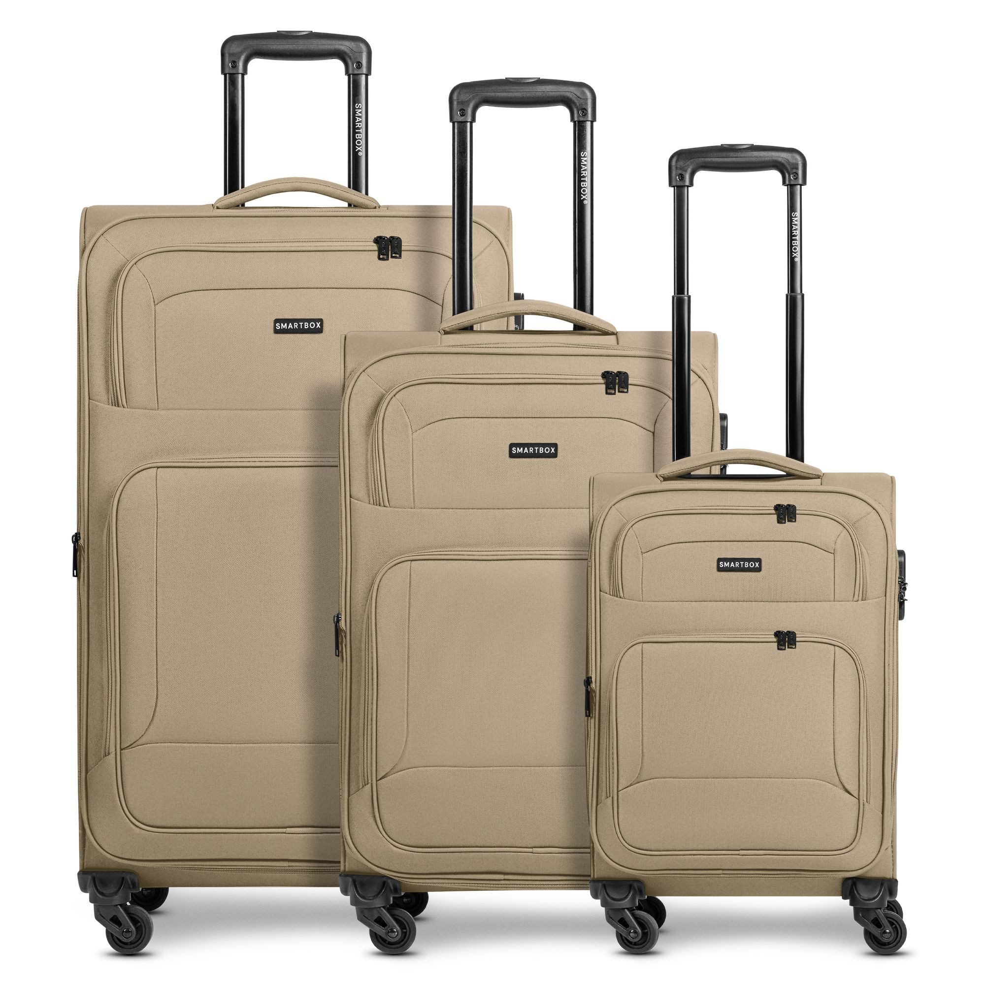 Smartbox Trolleyset Edition 04, 4 Rollen, (3-teilig, 3 tlg), Polyester