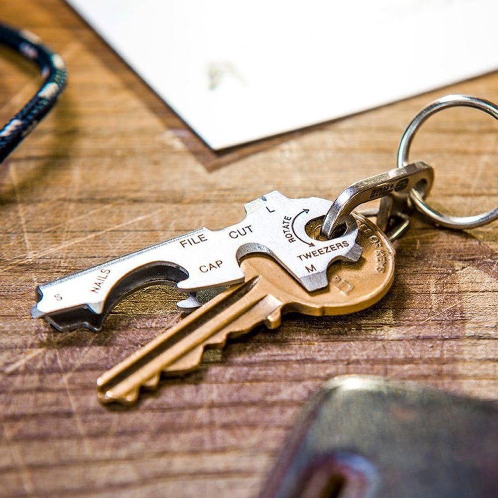 Schlüsselanhänger, Mini Utility Schlüsselwerkzeug True Multitool Multitool Schlüssel