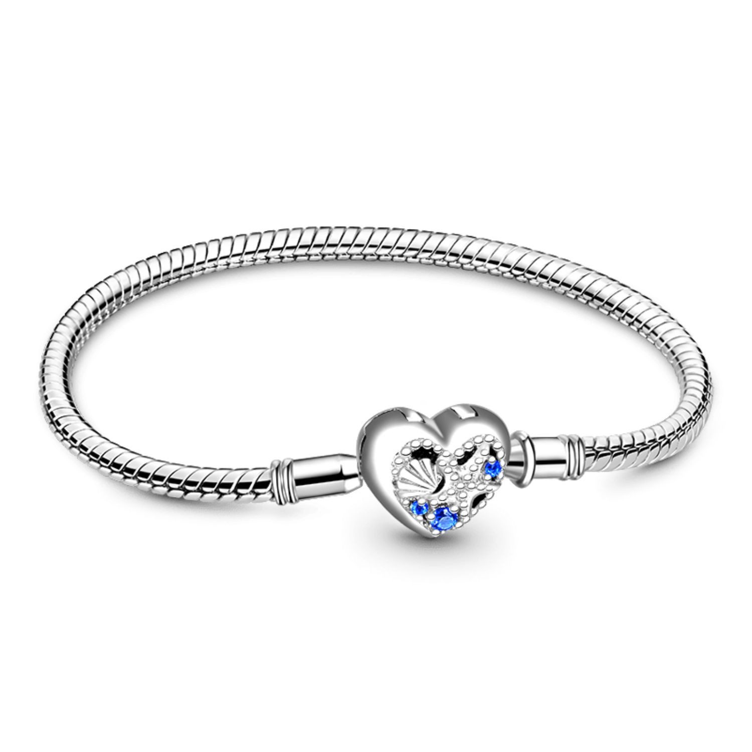 Gnoce Perlenarmband Gnoce Armband Meereswelt GNB030-21 Edelstahl/Silber