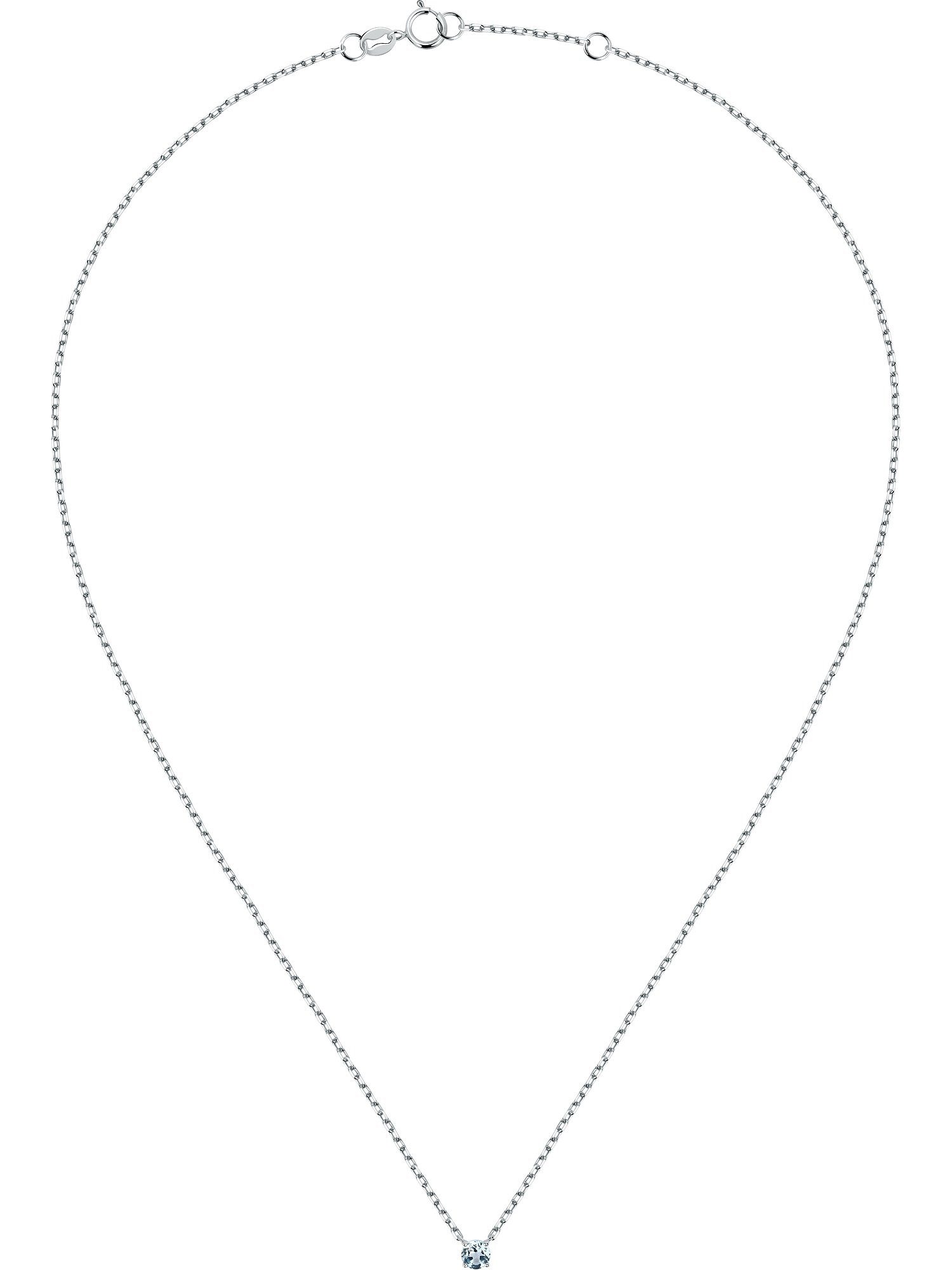 CHRIST Collier CHRIST Damen-Kette 375er Weißgold 1 Topas günstig online kaufen