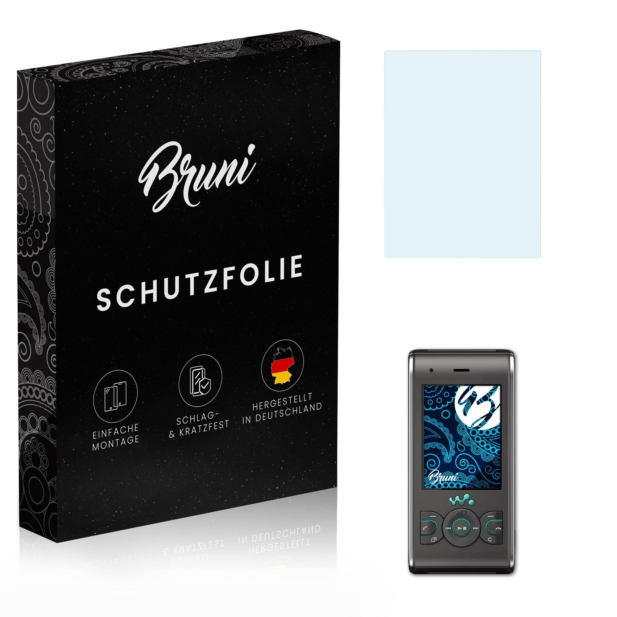 Schutzfolie Glasklare Displayschutzfolie für W595