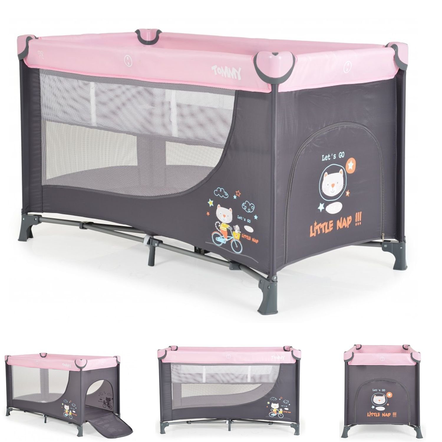 Moni Baby-Reisebett Reisebett Tommy, 2 Ebenen, günstig online kaufen