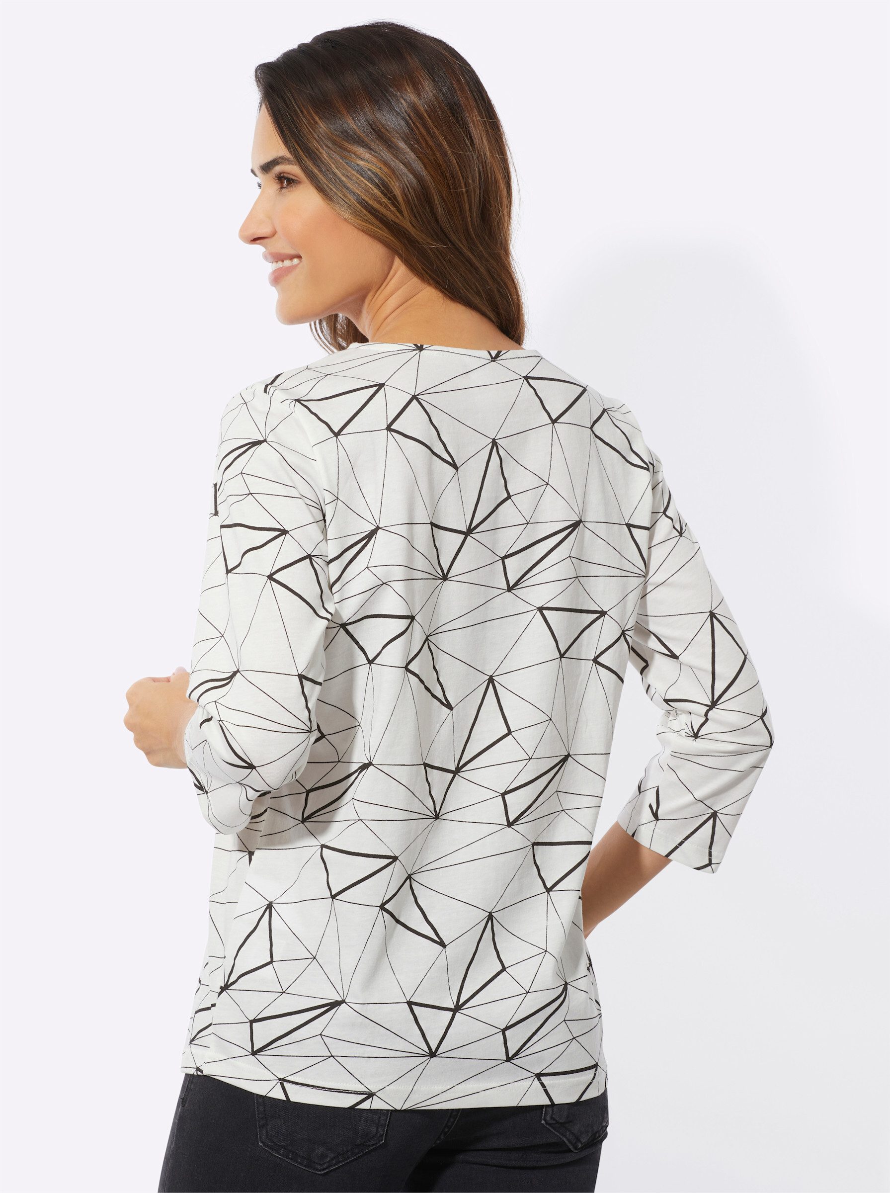 Sieh an! T-Shirt 3/4-Arm-Shirt 3/4-Arm günstig online kaufen