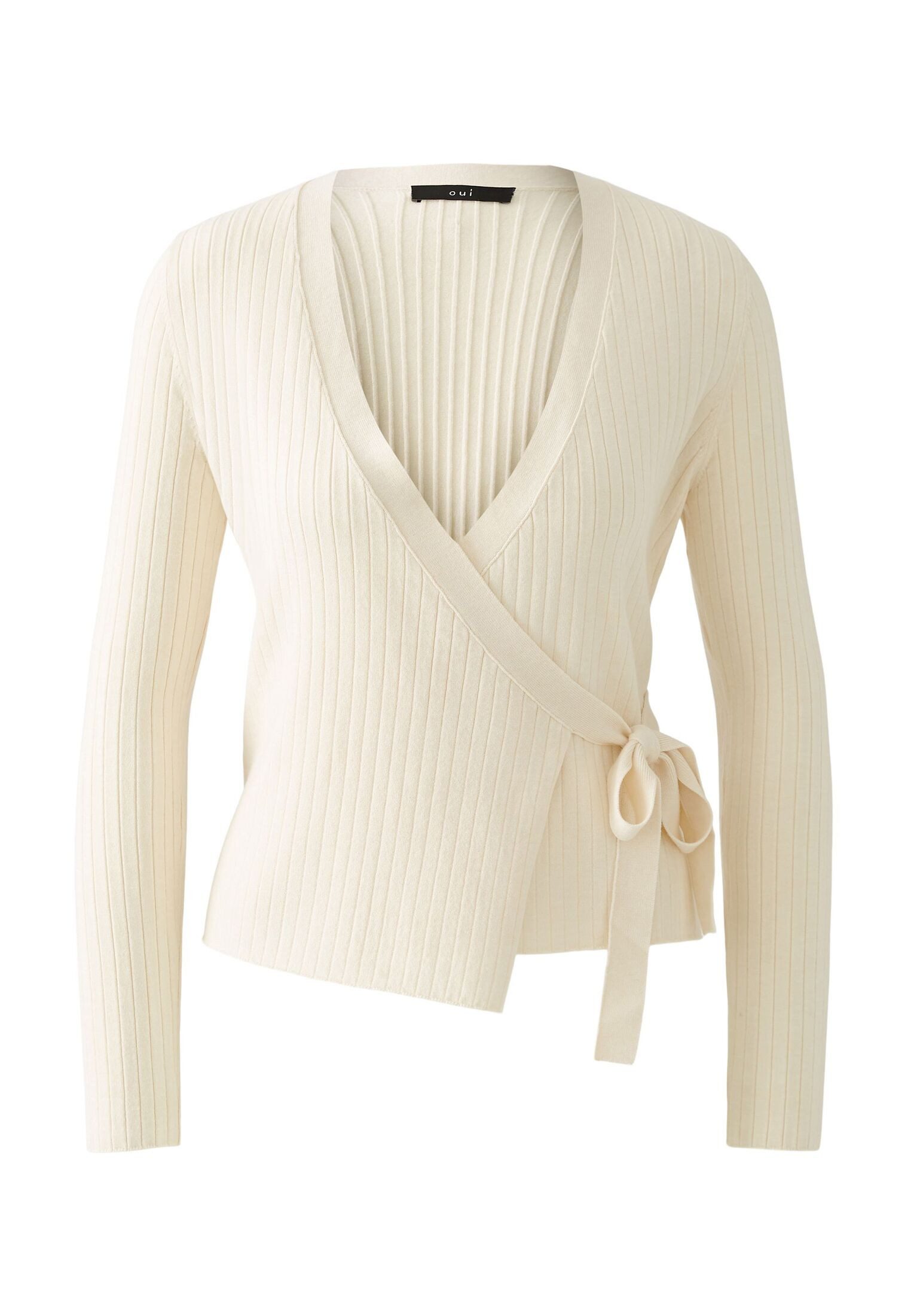 Oui Strickjacke Wickeljacke Viskosemischung günstig online kaufen