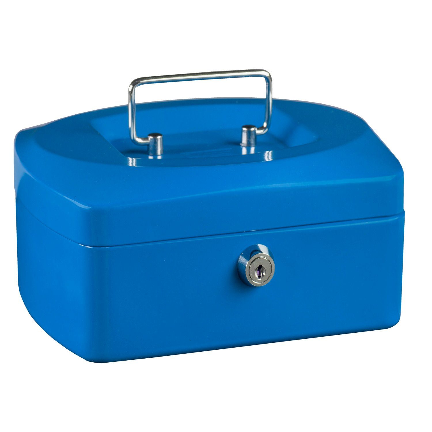 Idena Spardose Idena 50033 - Geldkassette Mini, Größe 125 x 95 x 60 mm, Farbe Blau