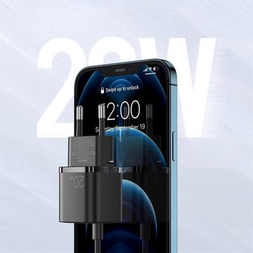 JOYROOM 20W USB Typ A und Typ C Smartphone-Ladegerät (3000 mA, Netz Lade Stecker Ladegerät USB Type C Quick Charge)