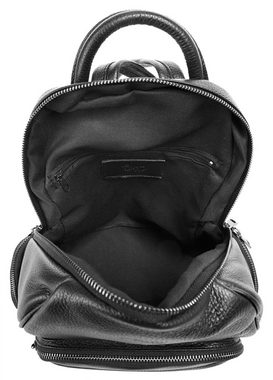 Cluty Cityrucksack, echt Leder, Made in Italy