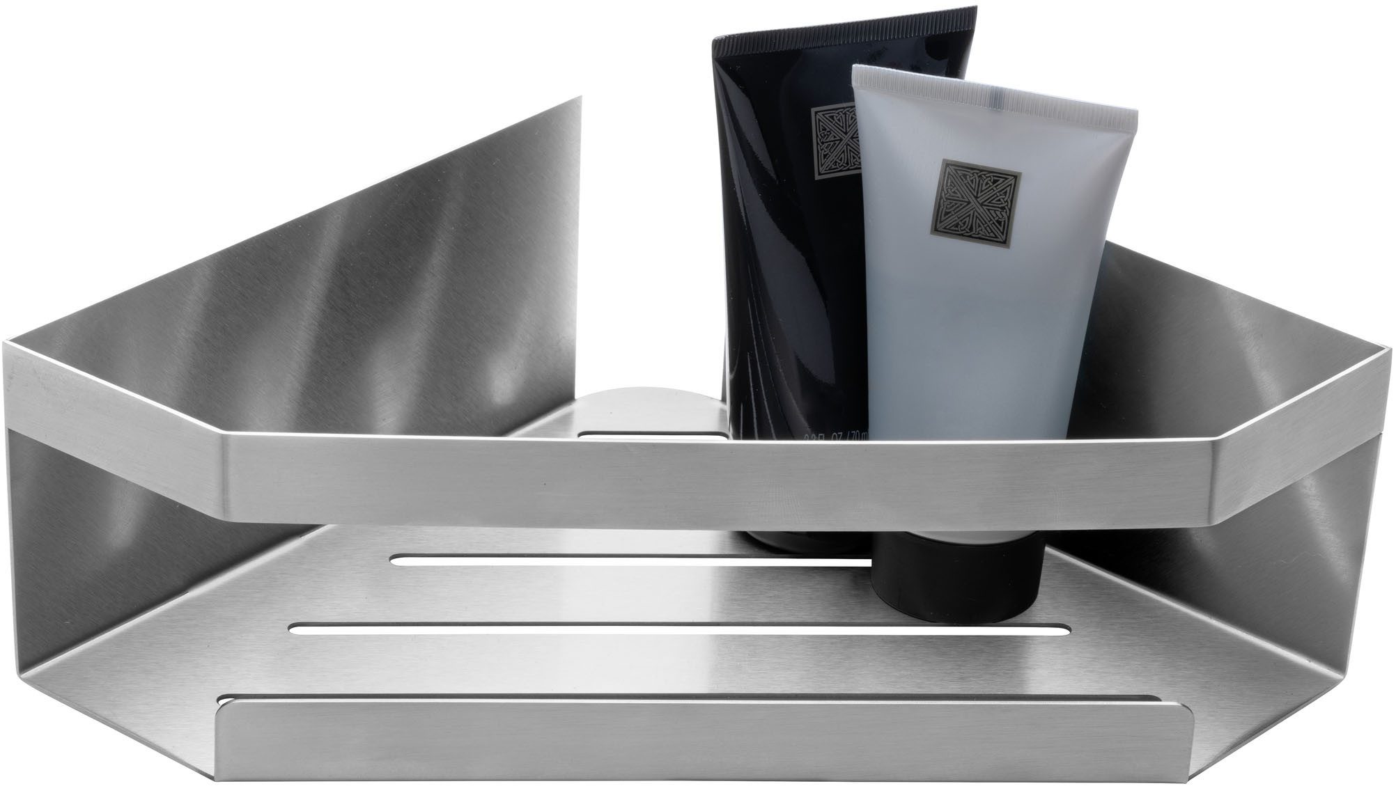 SCHÖNER WOHNEN-Kollektion Eckregal »Meleto«, Eckablage aus Edelstahl fürs B günstig online kaufen