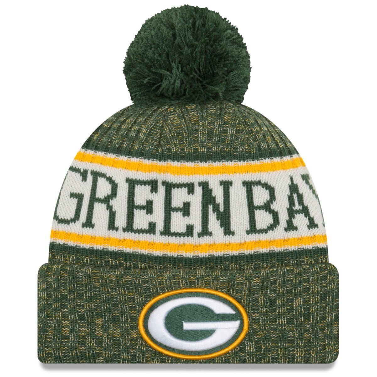 Fleecemütze NFL Sideline Bobble Green Bay Packers