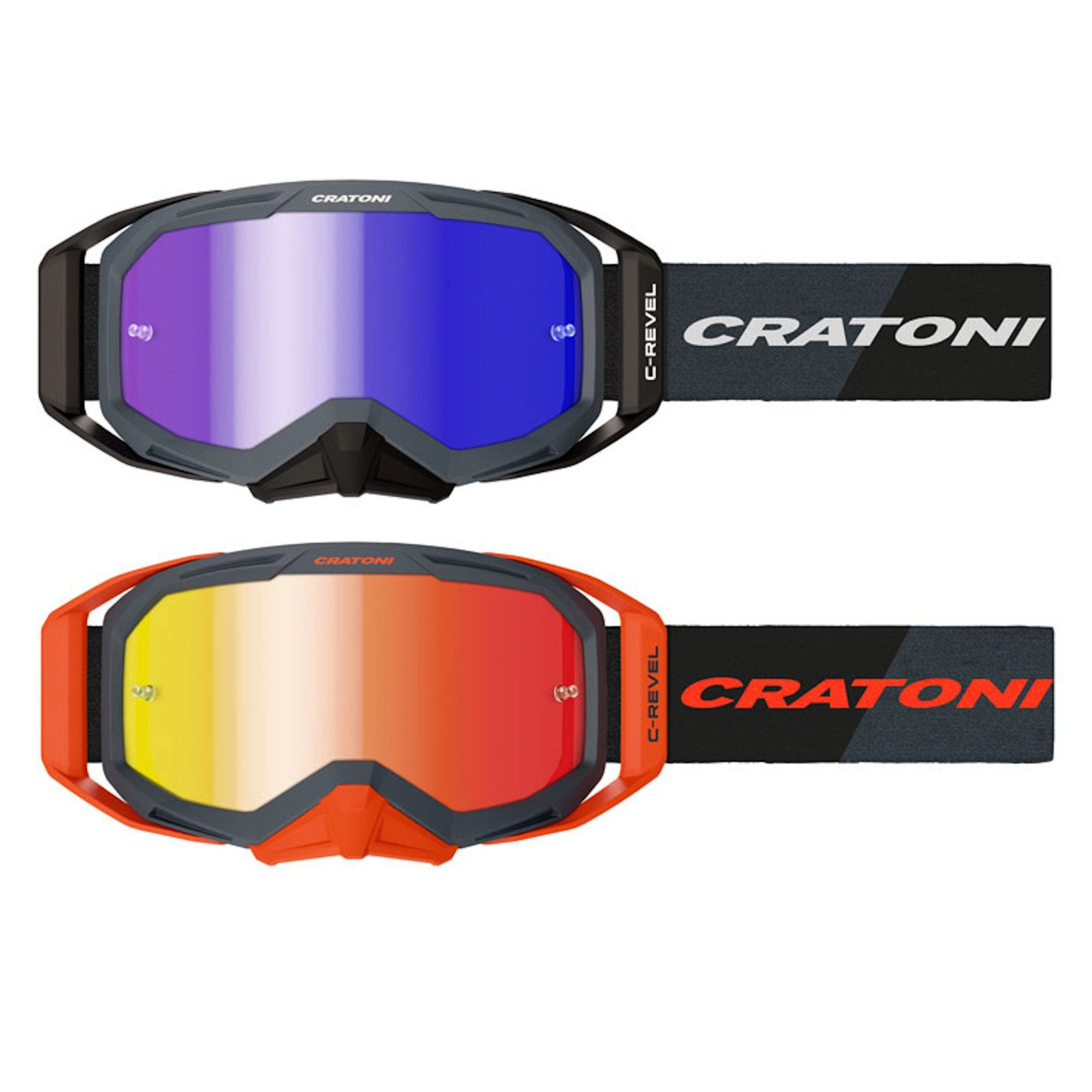 Cratoni Fahrradbrille Mountainbike Brille C-Revel Pro Downhill Brille MX