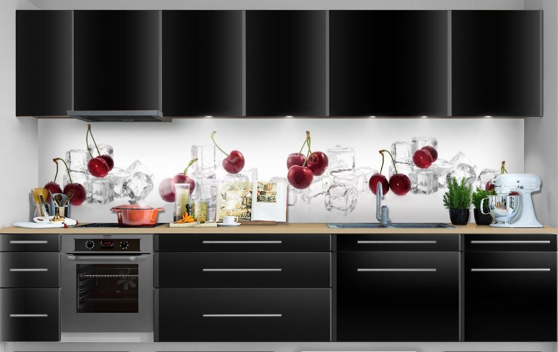 Räume Küchenrückwand Direktdruck, Ice, hochwertig on geeignet UV- mit für Cherry alle Rodnik